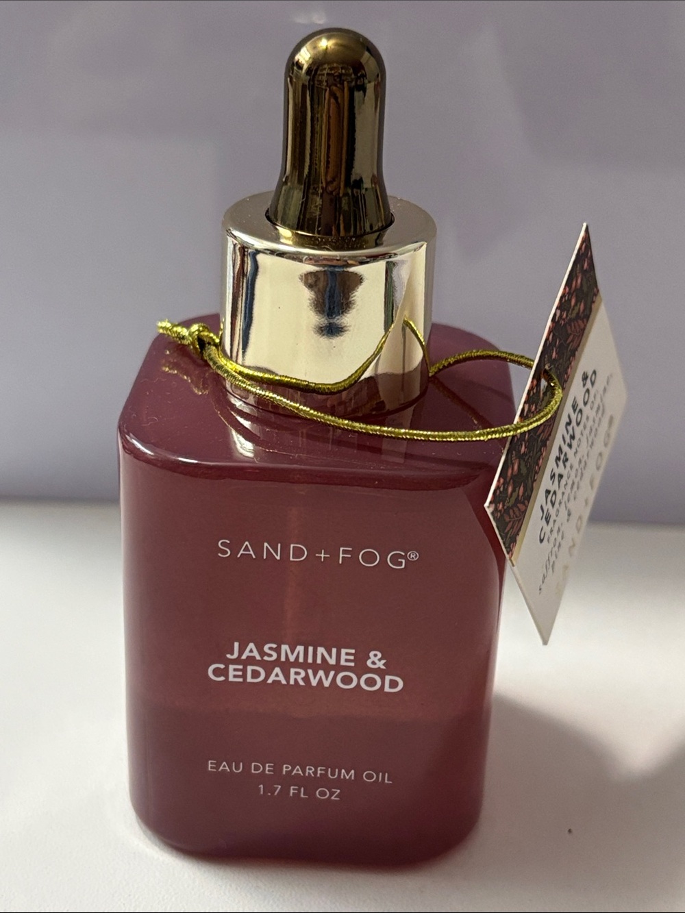 Sand + Fog Jasmine & Cedarwood 1.7 dropper